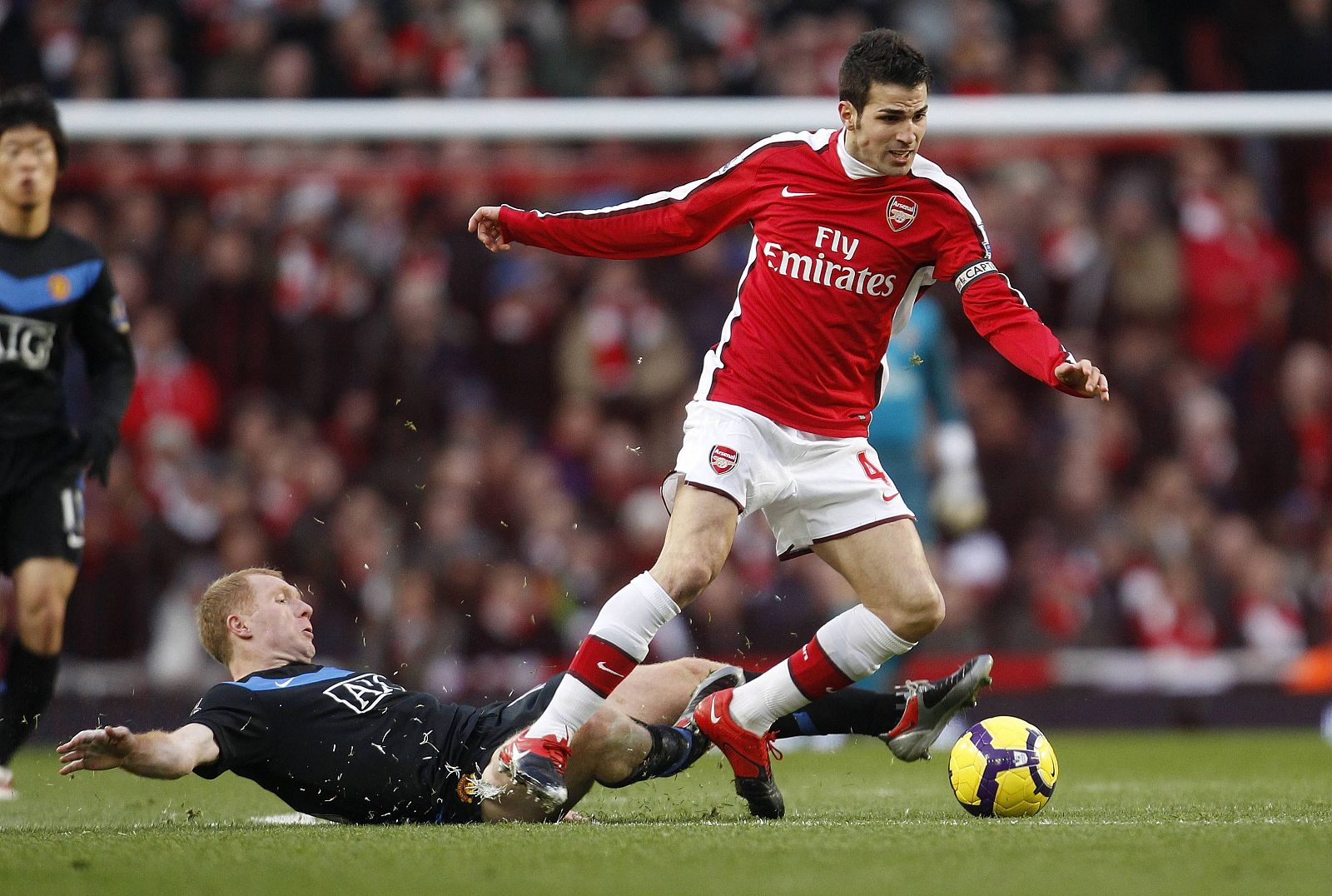 Cesc Fábregas, en el partido ante el United.