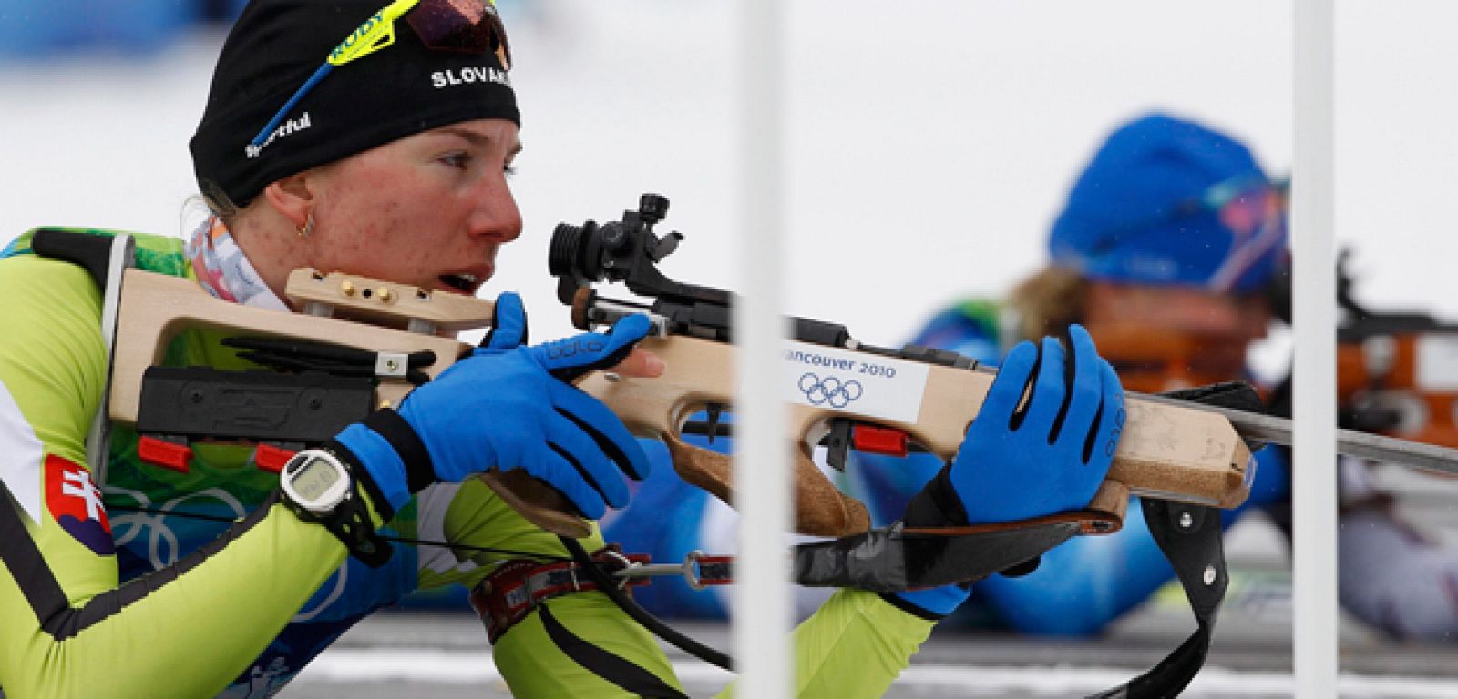 La eslovaca Anastazia Kuzmina se ha impuesto en la prueba de 7,5 kilómetros sprint de biatlón.