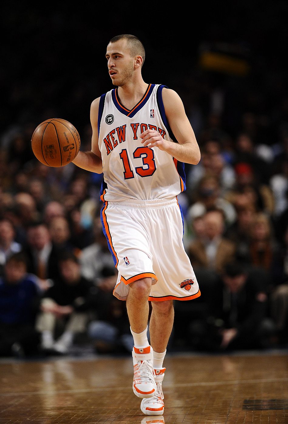 Sergio Rodríguez, en su debut con los Knicks.