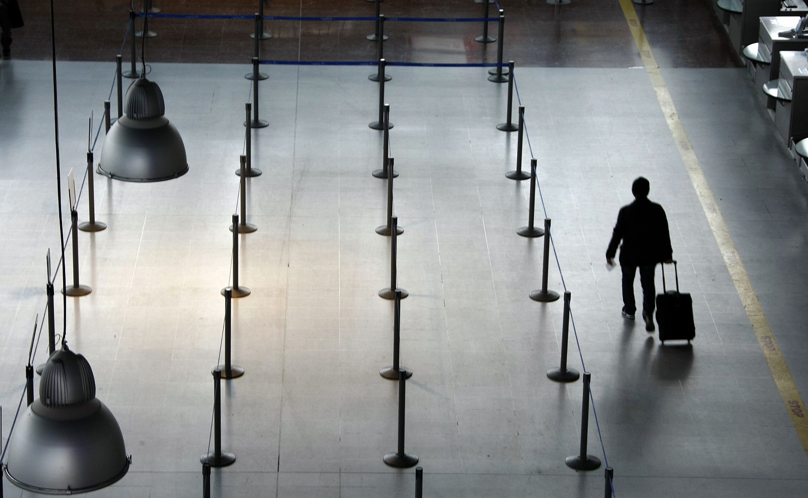 Uno de los aeropuertos menos afectados por la huelga ha sido el de Niza