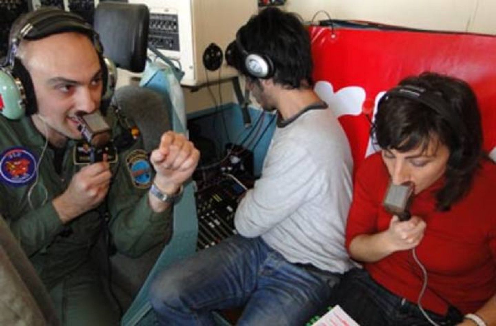 Entrevista en la cabina del Hércules