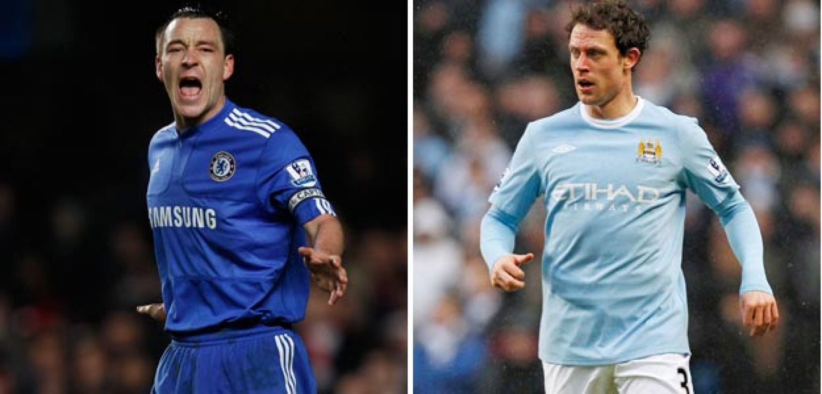 John Terry y Wayne Bridge.