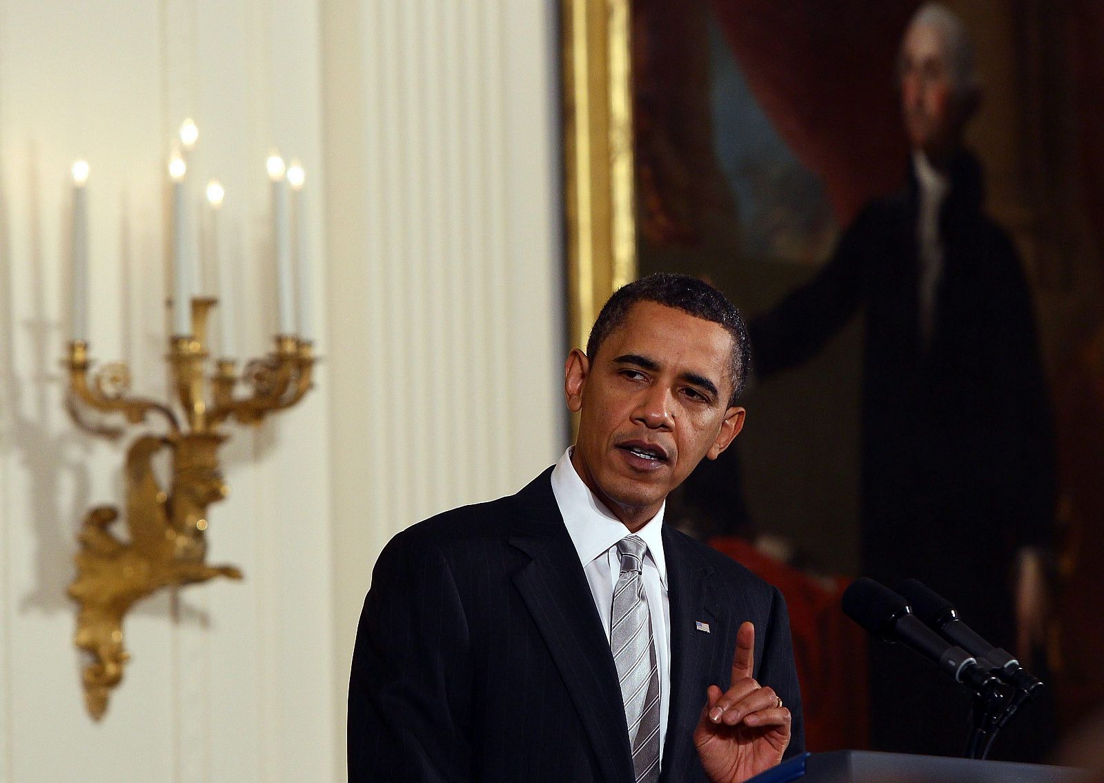 Obama habla en la Casa Blanca
