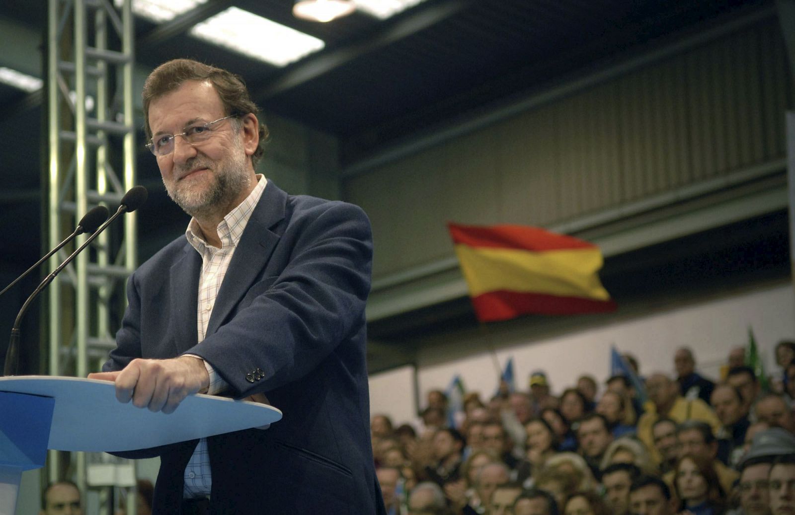 RAJOY EN UN ACTO DEL PP