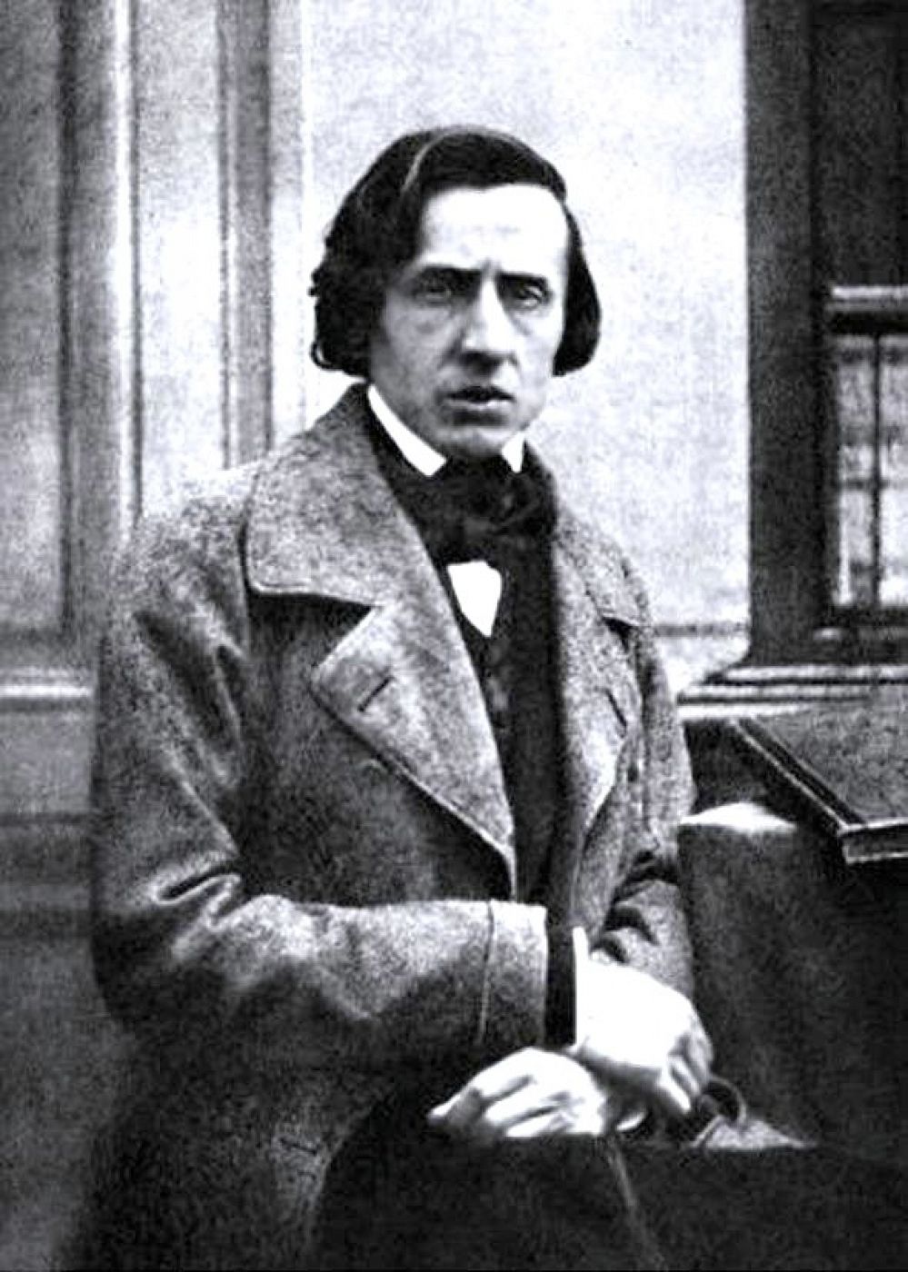 Una de las últimas imágenes del pianista Federico F. Chopin  fallecido el 17 de octubre de 1848