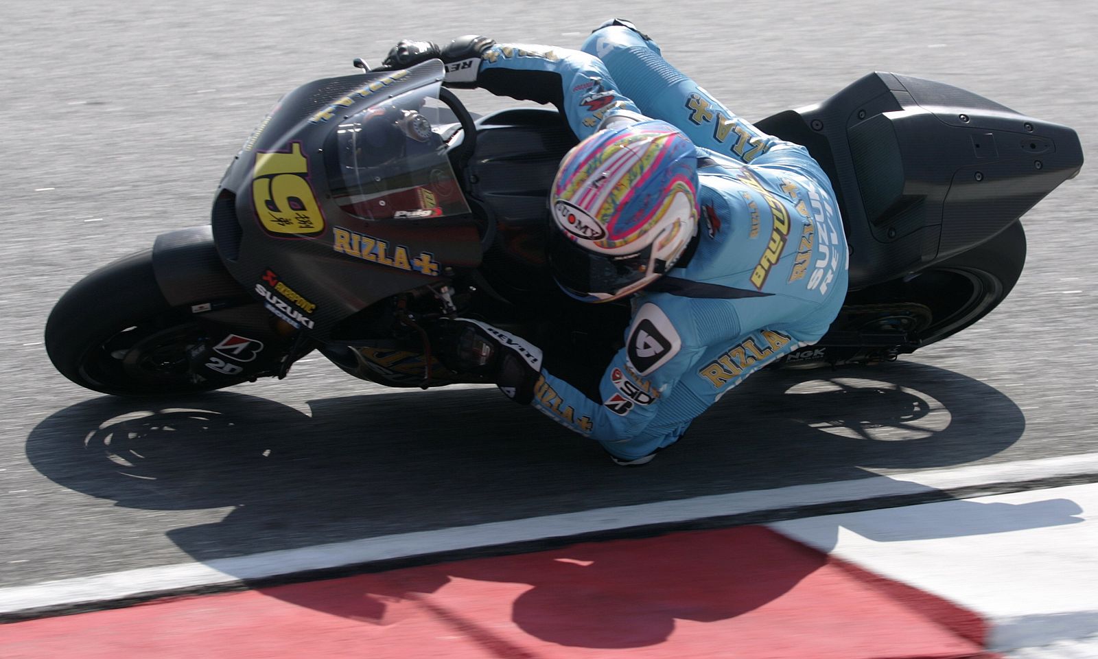 Álvaro Bautista, durante el test de Sepang.