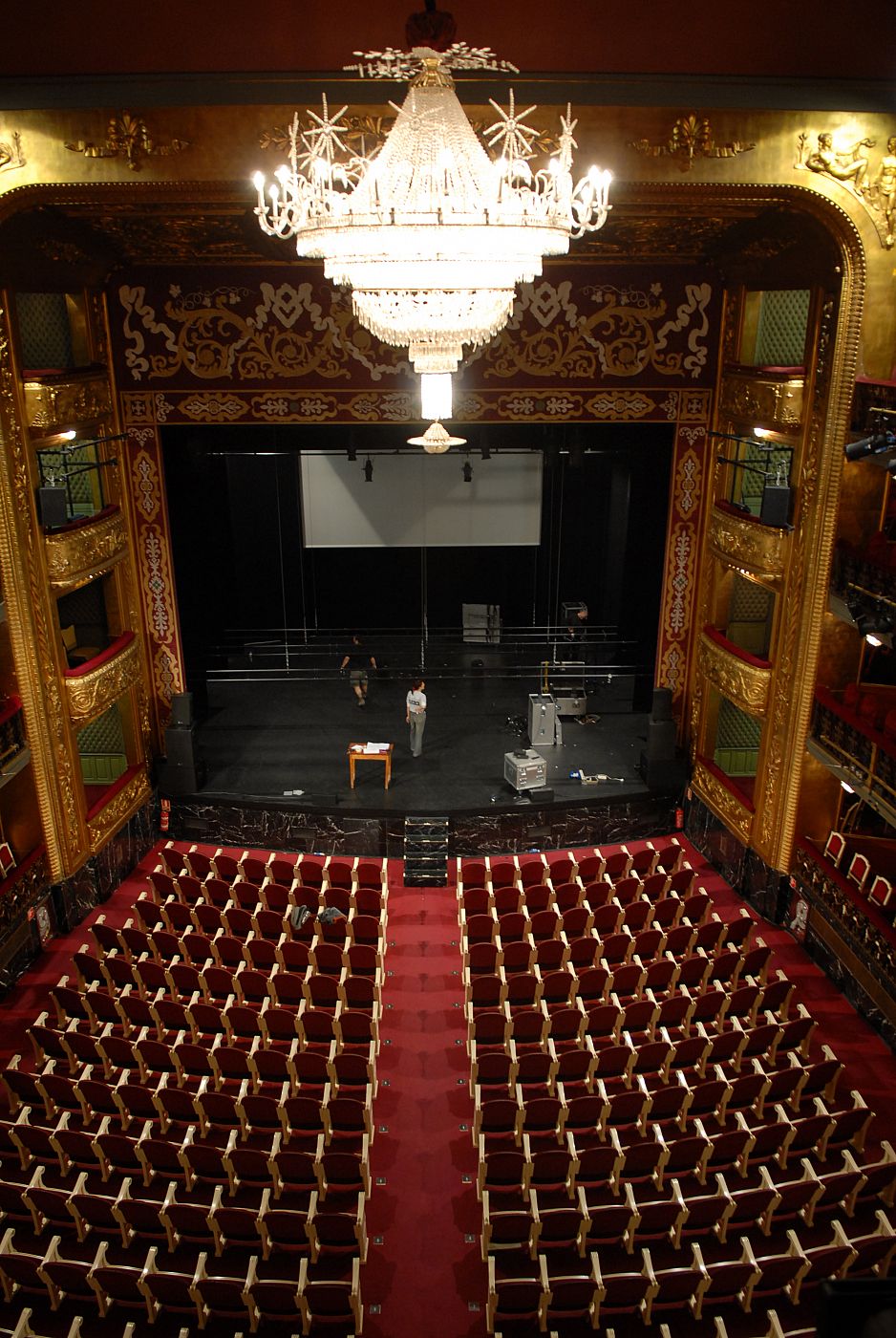 Interior del teatro Español