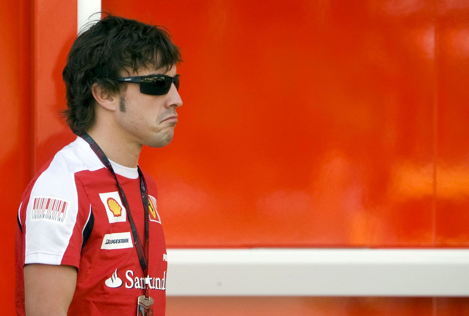 El piloto español Fernando Alonso, de la escudería Ferrari