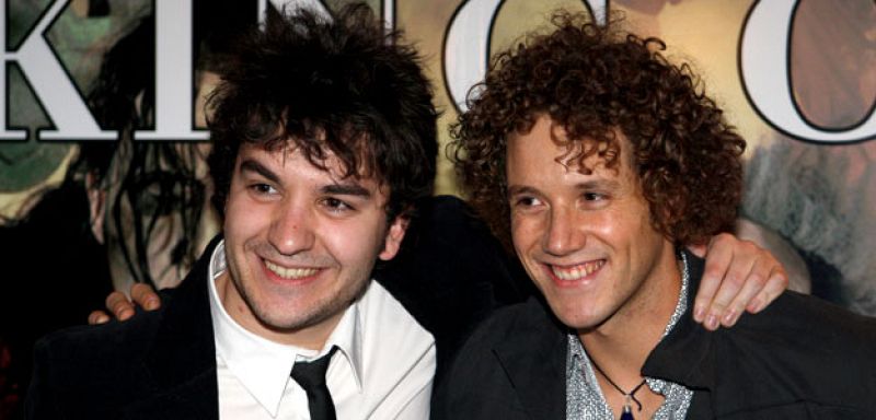 David Velardo y Daniel Diges, en el estreno VIP de Forever King of pop, el musical homenaje a Michael Jackson.