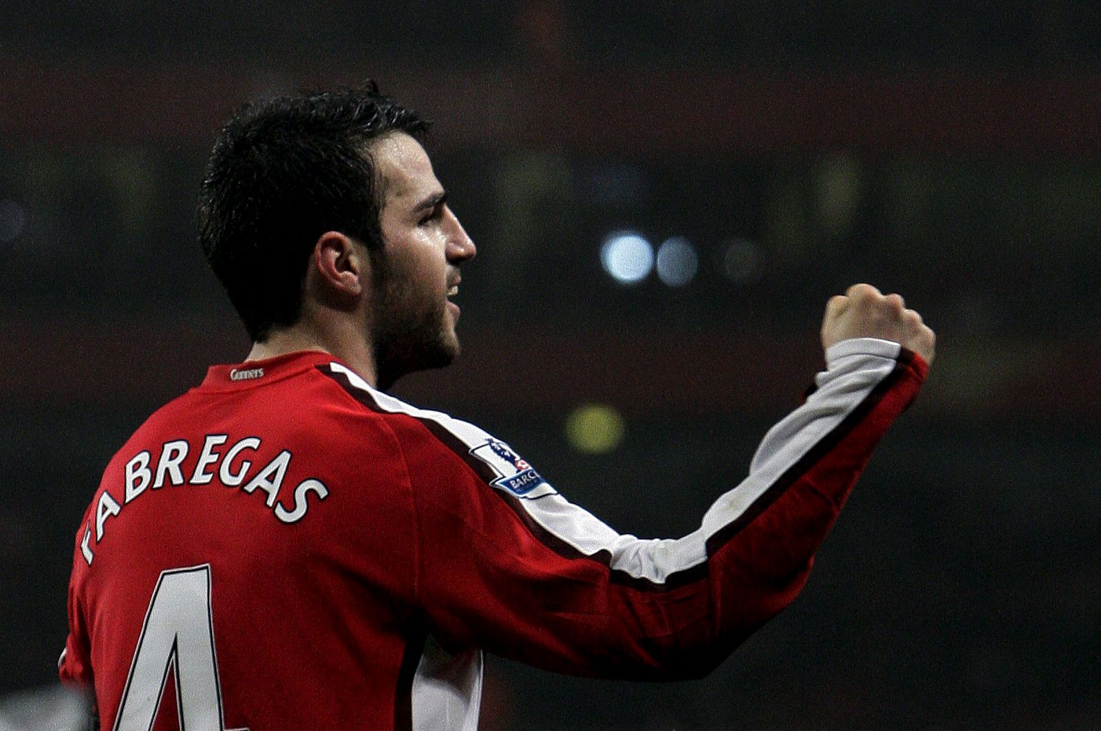 Cesc celebra su gol ante el West Ham en la 31ª jornada de la Premier League.