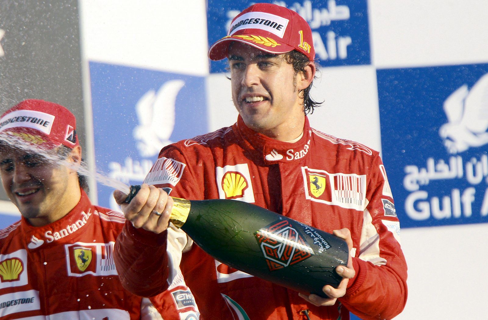 El piloto español de la escudería Ferrari, Fernando Alonso