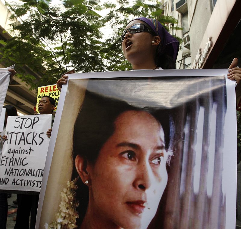 La opositora cuenta con numerosos apoyos dentro y fuera de Birmania