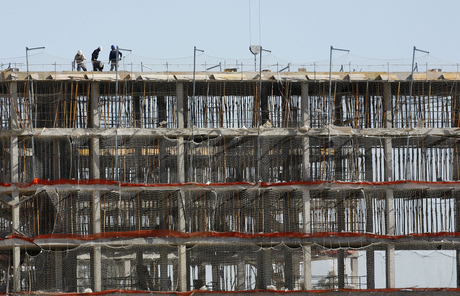 Construcción de viviendas en Sevilla.