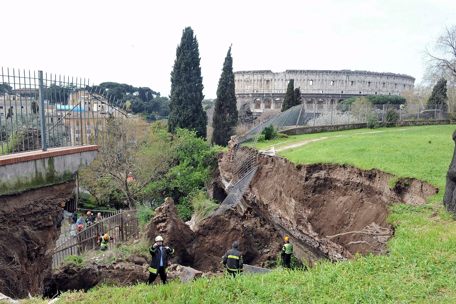 SE DERRUMBA PARTE DE PARTE DE LA DOMUS AUREA DE ROMA DURANTE TRABAJOS DE RESTAURACIÓN