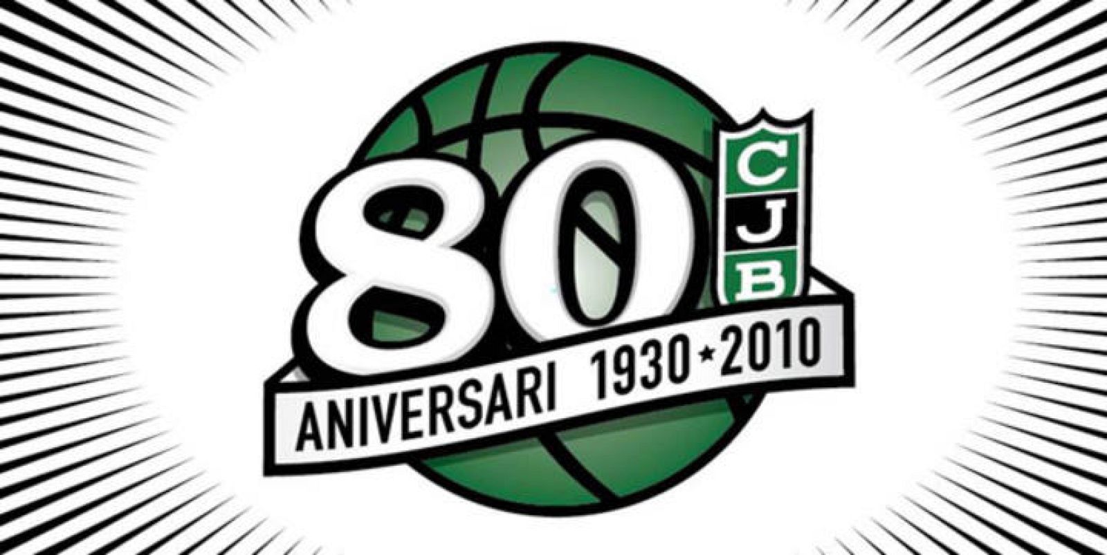 Logo del 80º aniversario del Joventut en su web.  