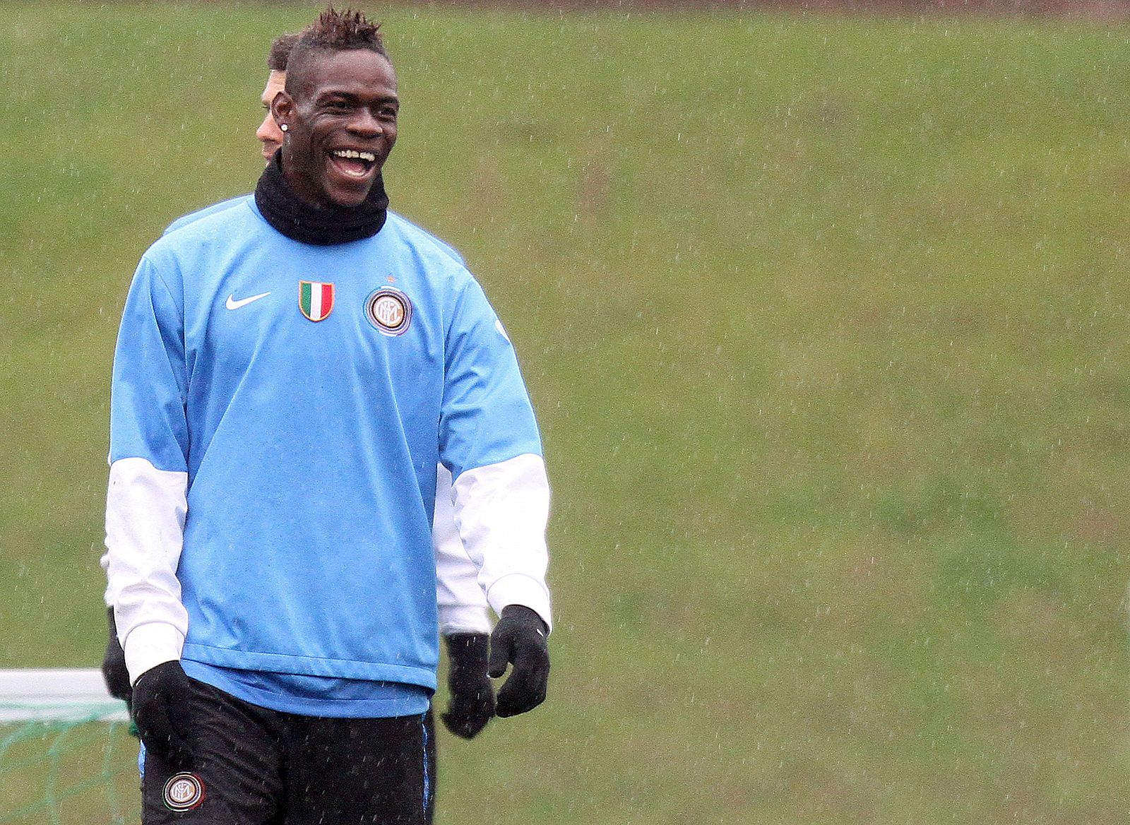 El delantero del Inter de Milán Mario Balotelli