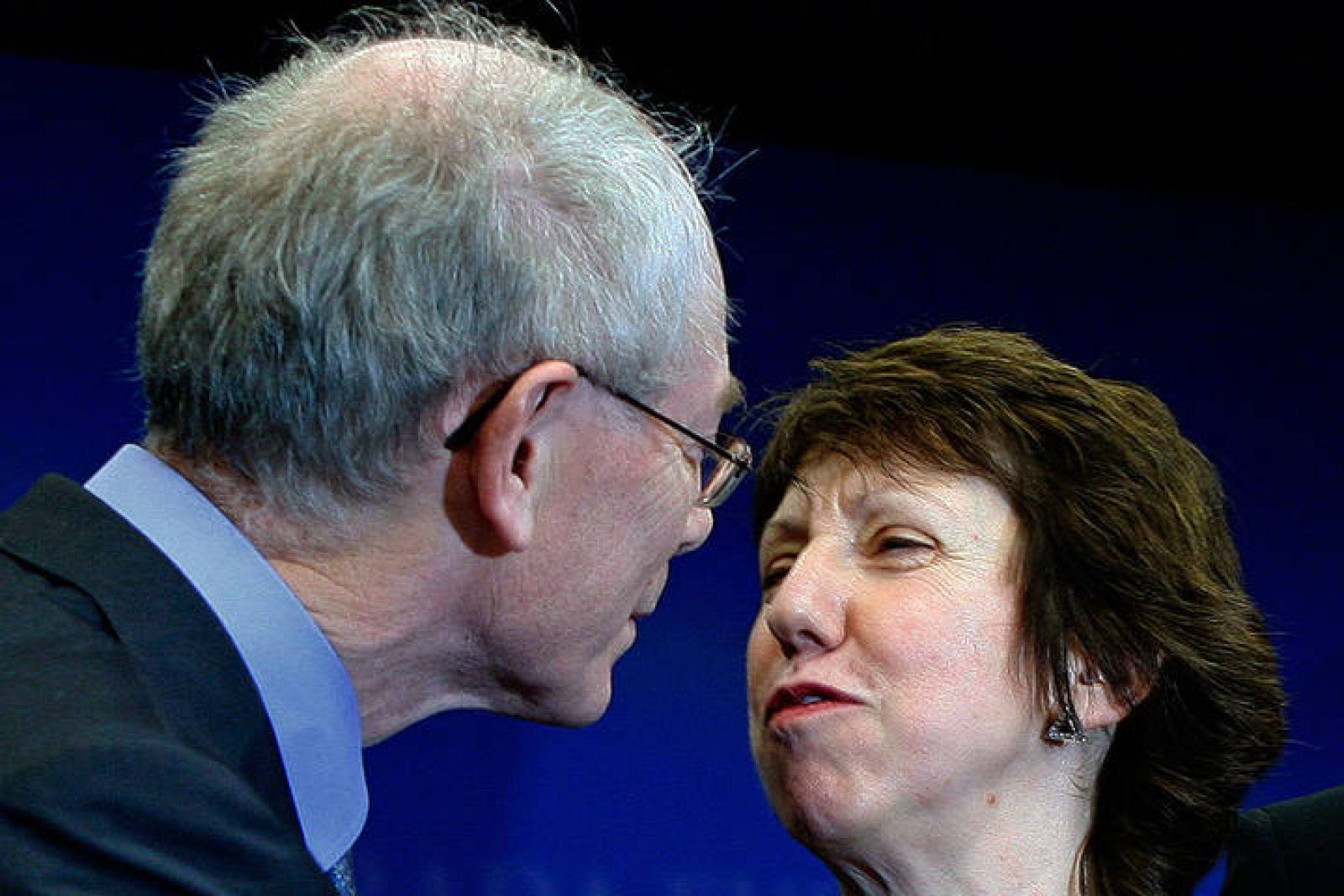 Herman Van Rompuy, presidente del Consejo y Catherine Ashton, Alta Representante de la Unión Europea