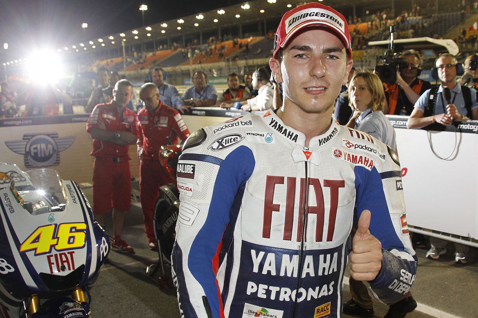 Jorge Lorenzo vuelve a la primera fila del GP de Qatar.