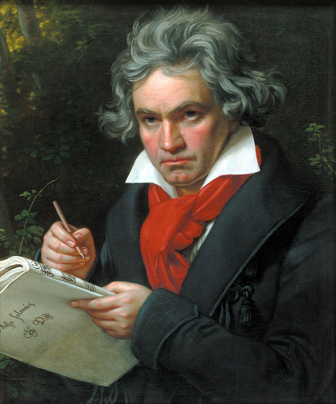 El retrato de Beethoven de Joseph Karl Stieler, de 1819.