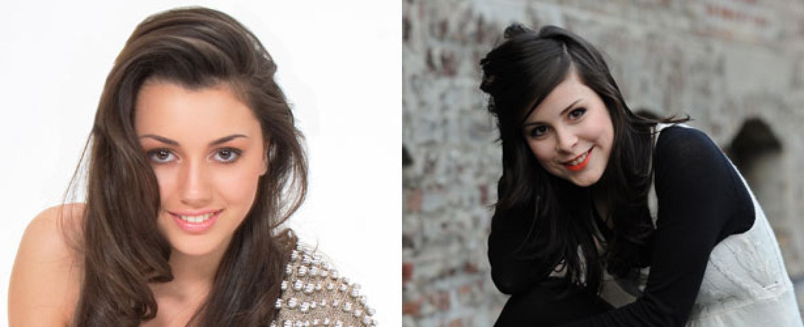 Las representantes de Azerbaiyán y Alemania, Safura y Lena 