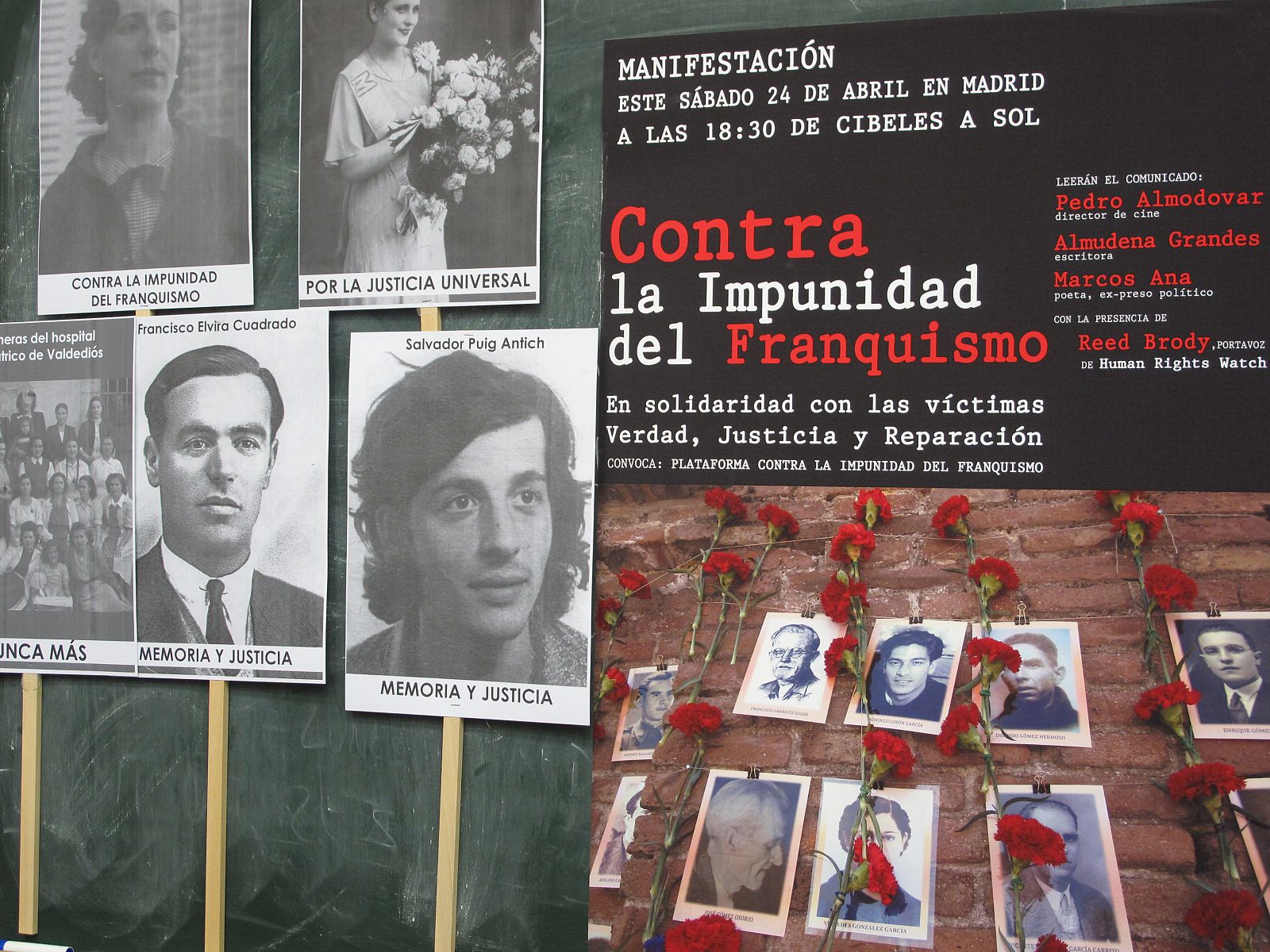 Manifestación contra la impunidad