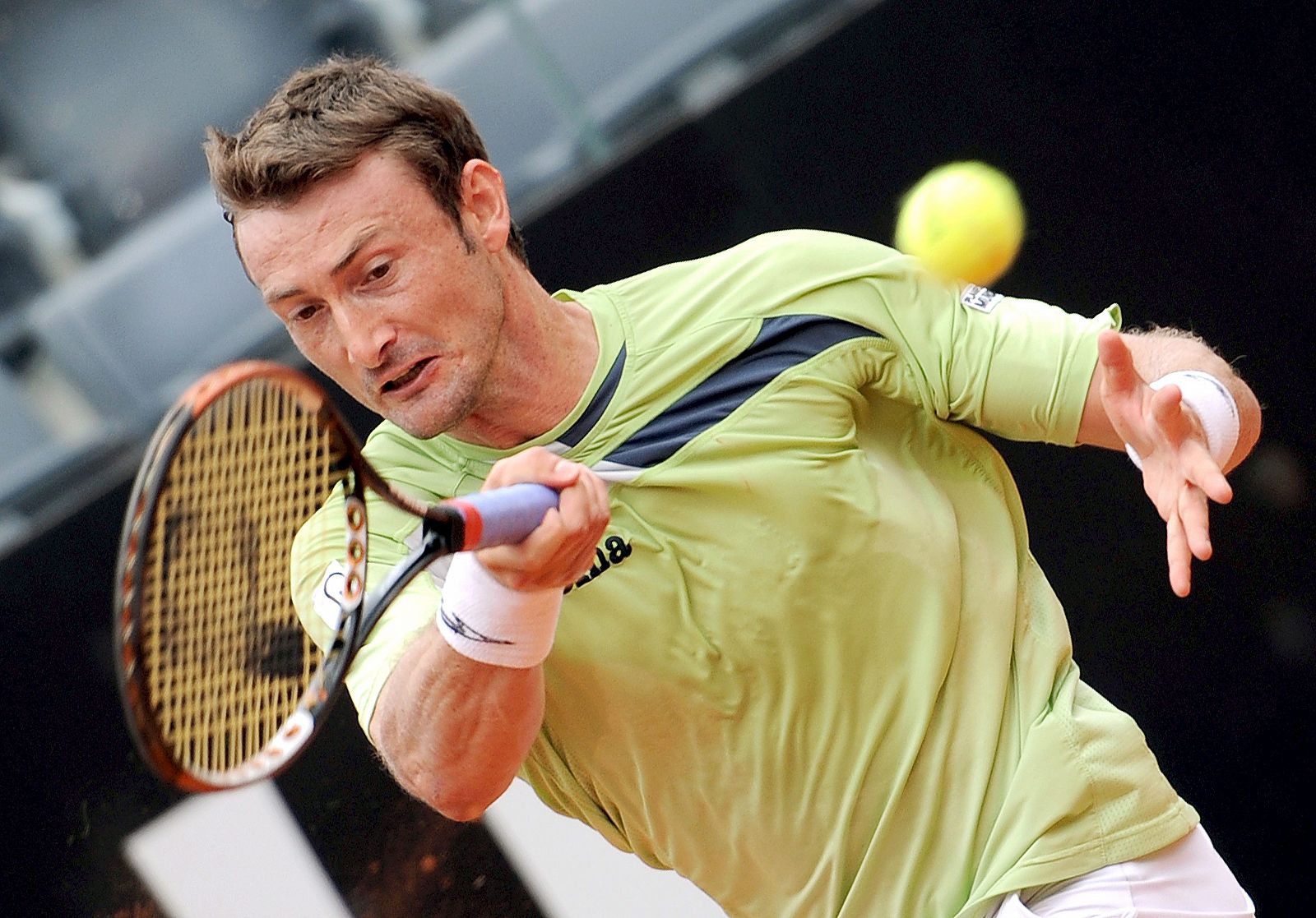 Juan Carlos Ferrero cayó en su debut en Roma ante el colombiano Santiago Giraldo.