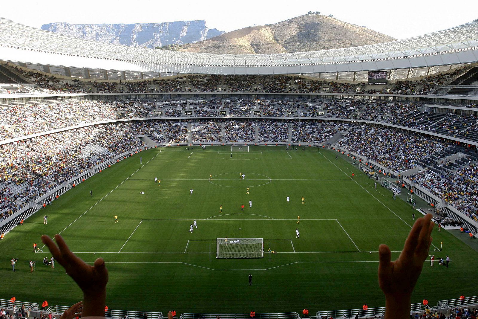 El estadio de Green Point en Cabo Verde será una de las sedes del próximo Mundial.