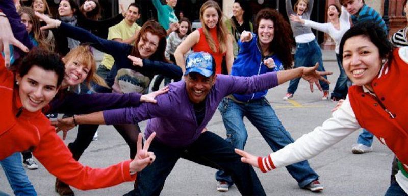 Imagen del Flash Mob en Barcelona