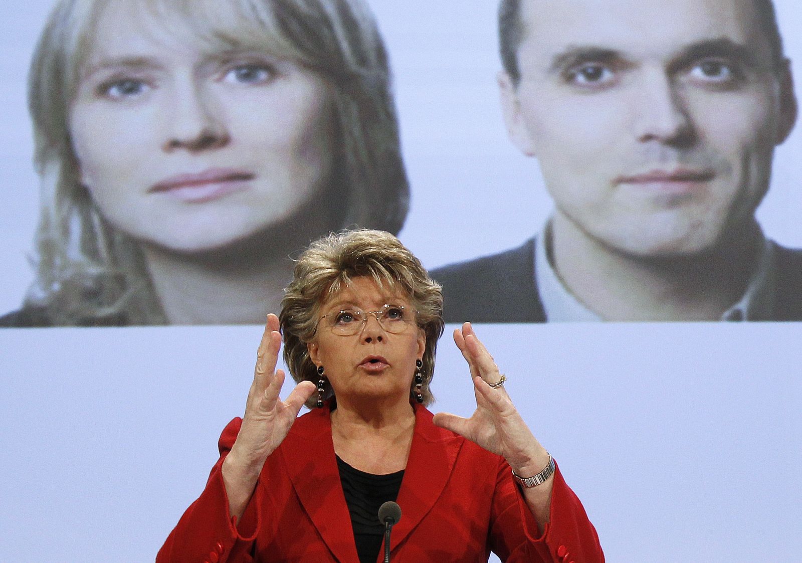 La comisaria europea de justicia, Viviane Reding