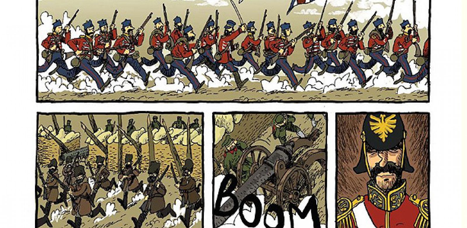 Viñetas de 'La guerra del profesor Bertenev', de Alfonso Zapico