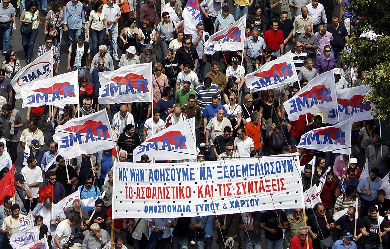 Cuarta huelga general en Grecia