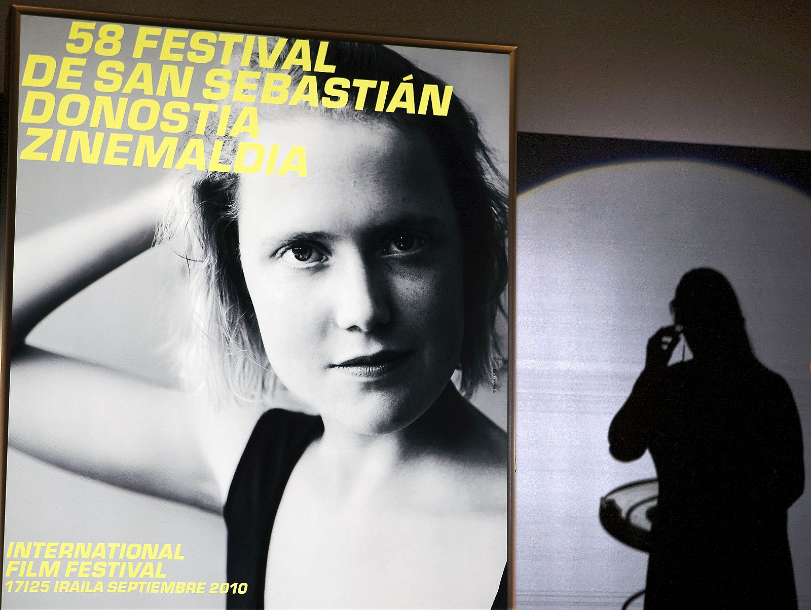 El cartel del 58ª Festival de cine de San Sebastián.