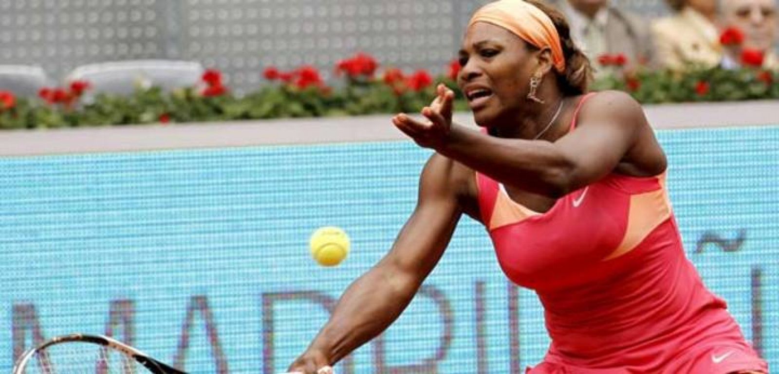 Serena Wiliams ha tenido que sufrir en su debut en Madrid para vencer.