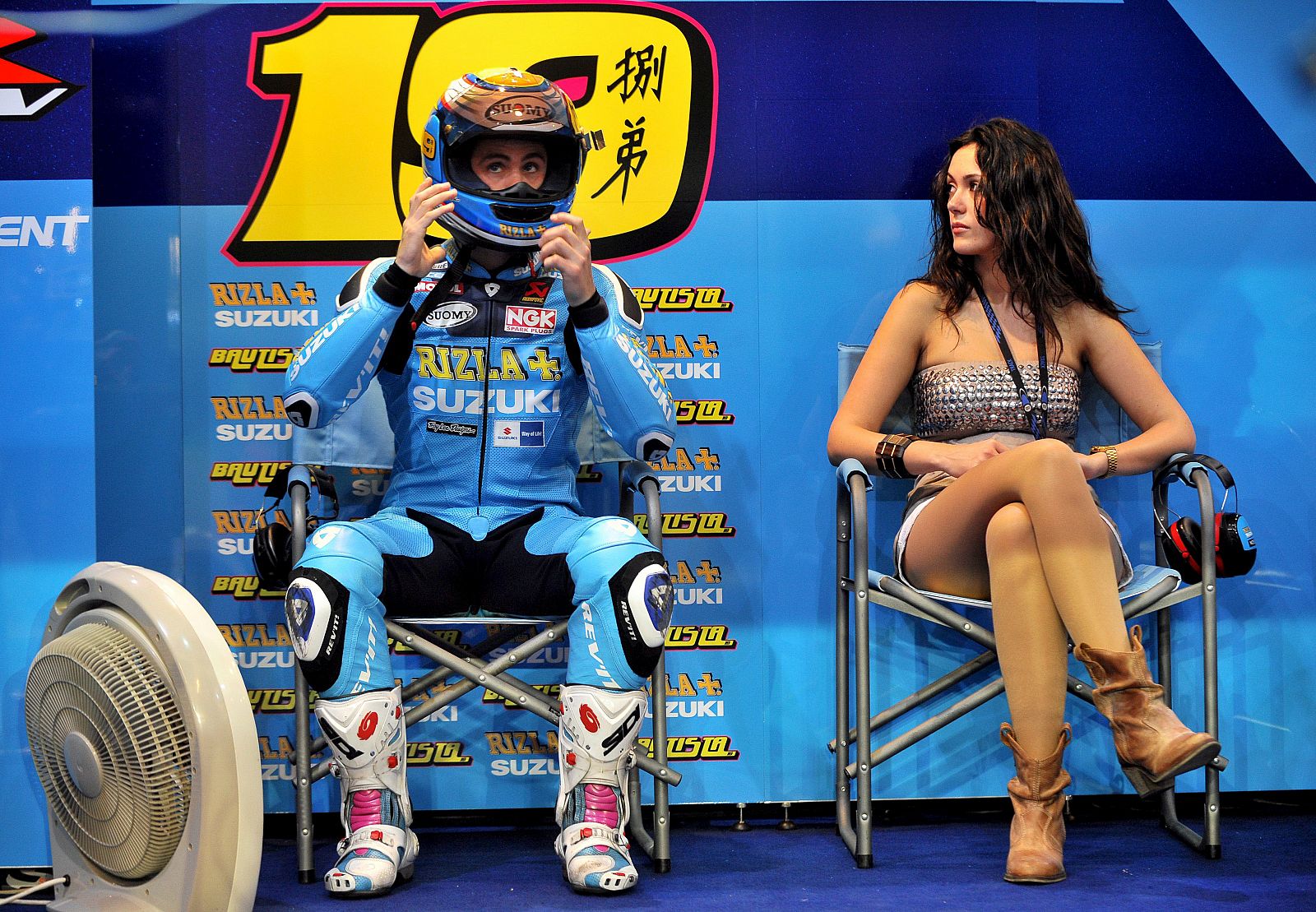 El piloto de MotoGP Alvaro Bautista estará en Le Mans a pesar de la lesión.
