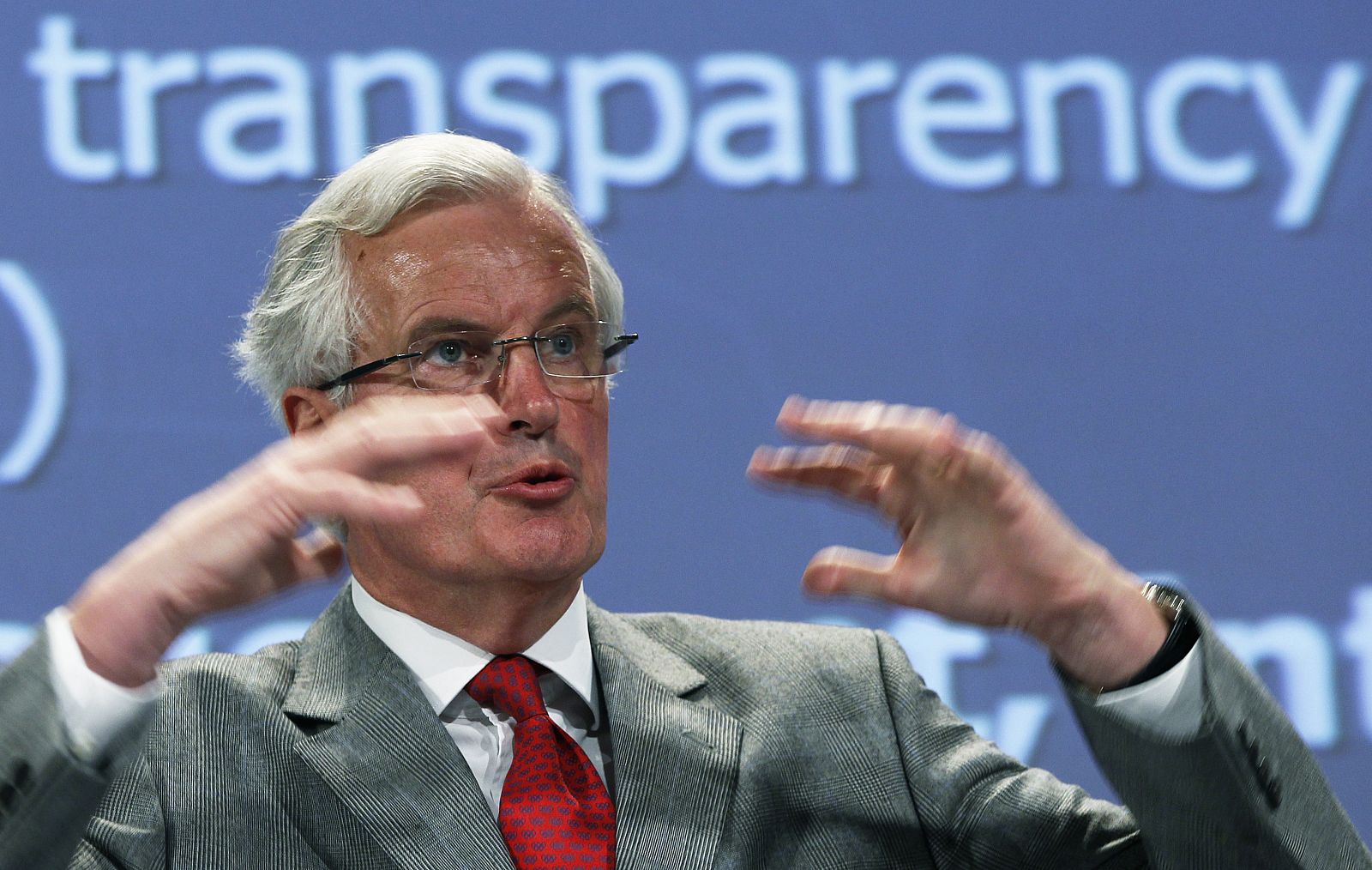 El comisario de Mercado Interior, Michel Barnier.