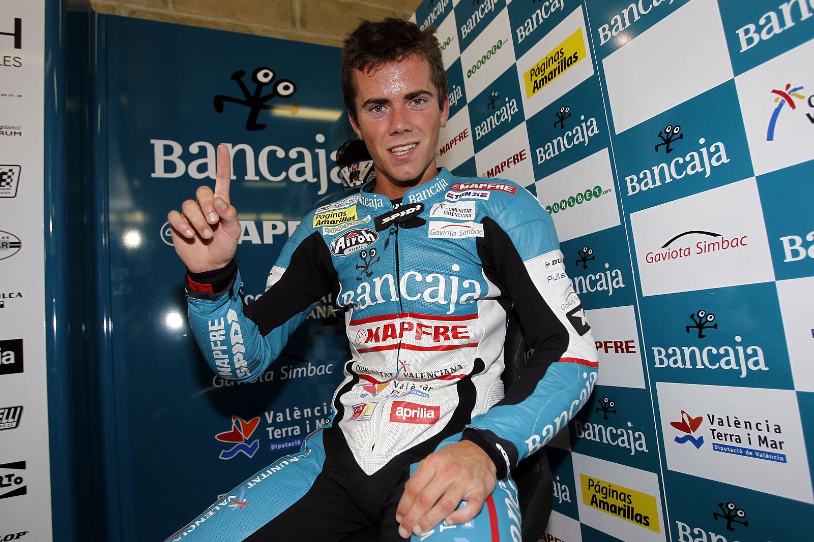 El actual líder del Mundial de 125cc, Nico Terol.