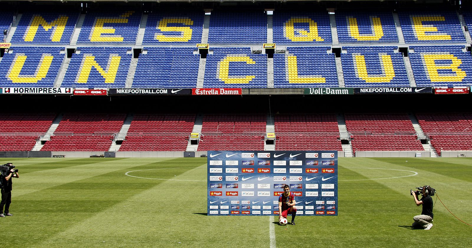 Fotografía de archivo del Camp Nou, que el Barça ha cedido para a la Coordinadora de Consulta para llevar a cabo la encuesta soberanista.