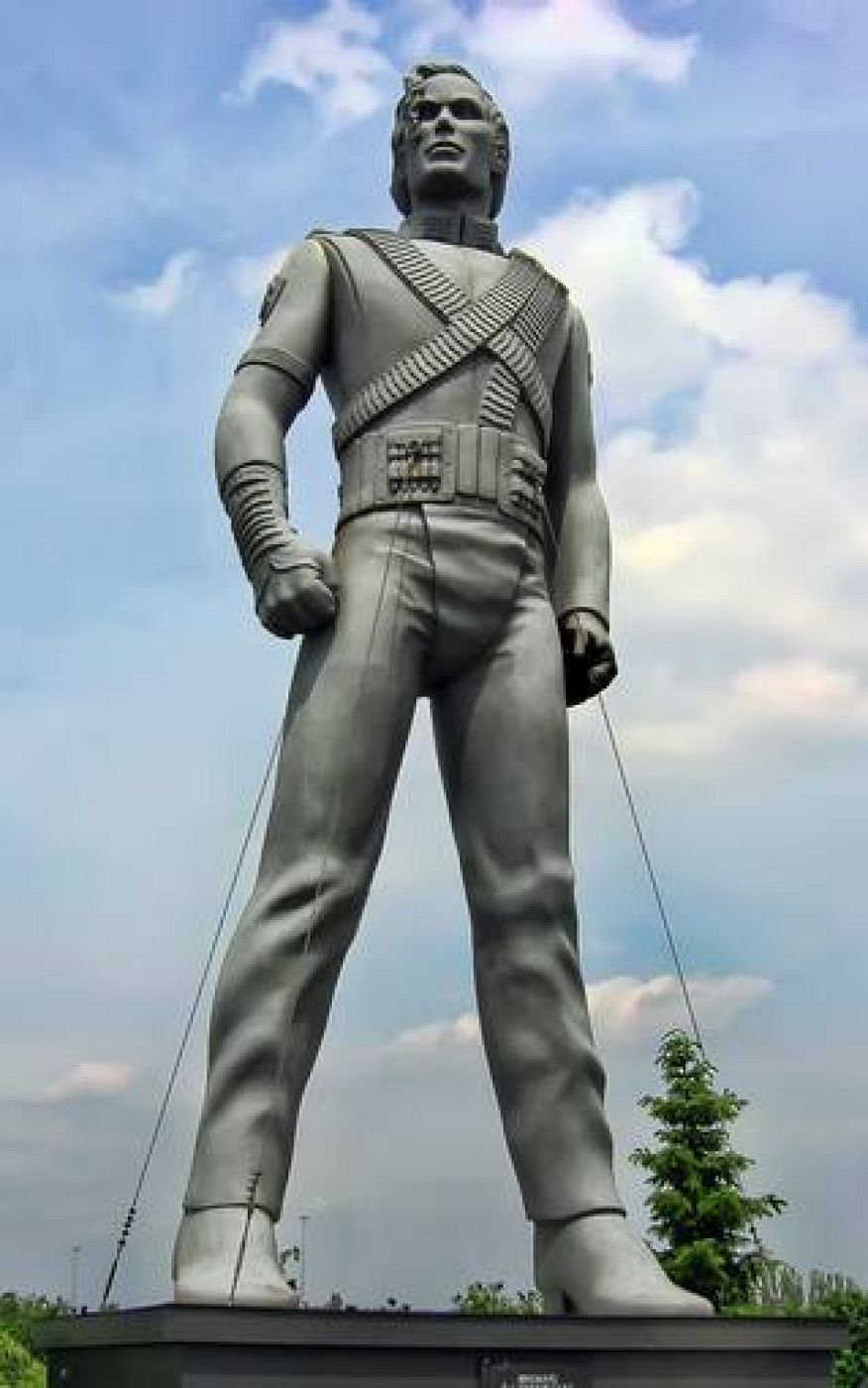 Estatua de Michael Jackson en Holanda.