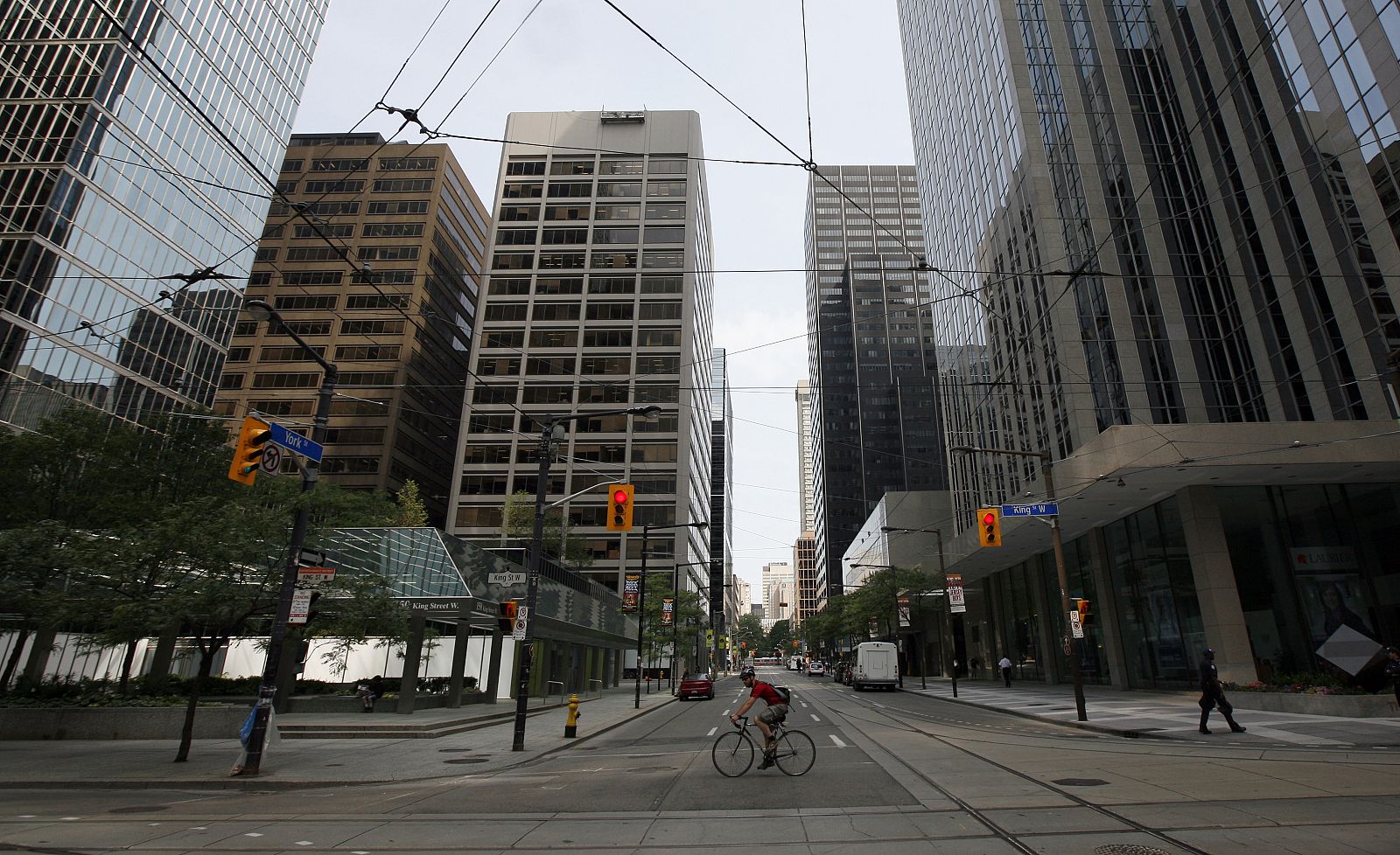 Así de desierto está Toronto ante la celebración de las cumbres