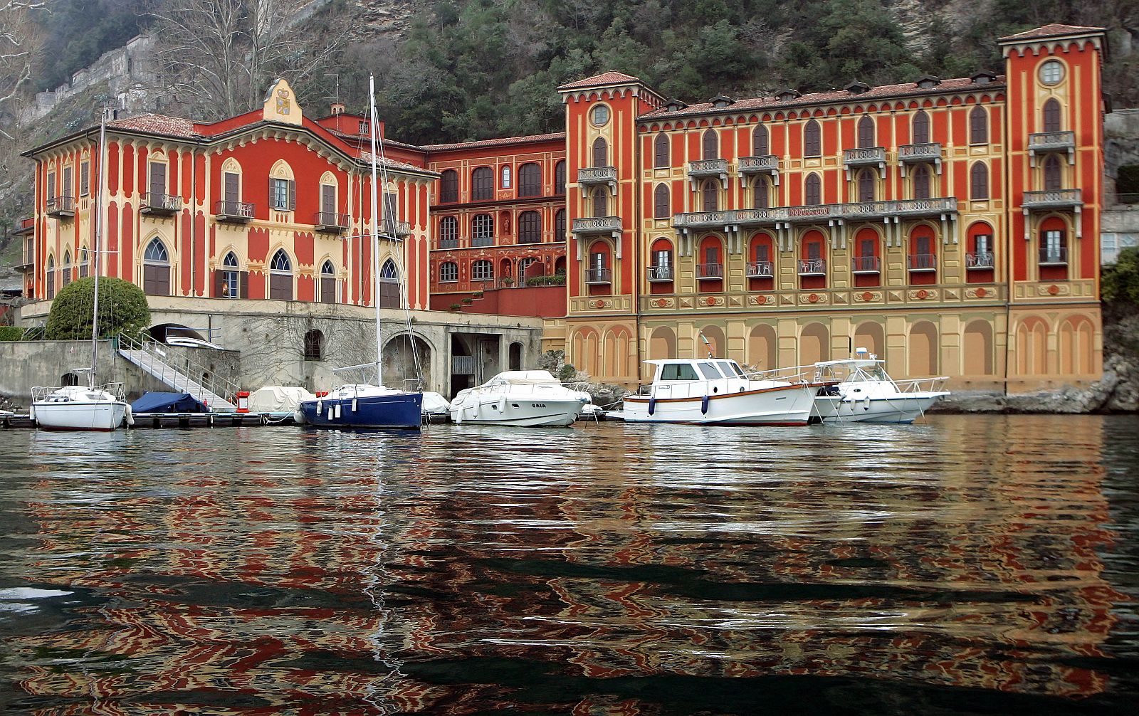 Vista del lago de Como