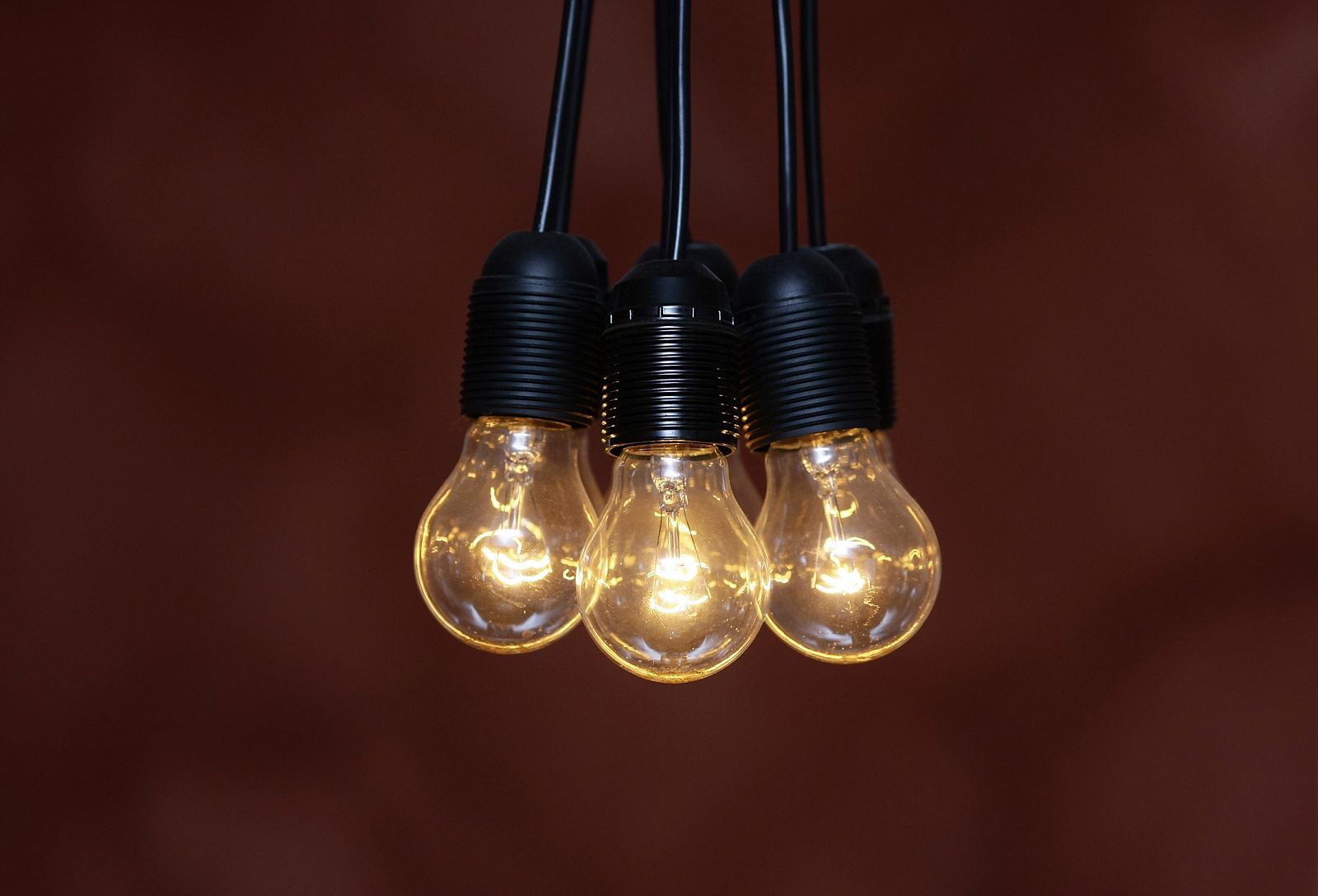 Traditional Incandescent light bulbs are seen at an apartment in Munich