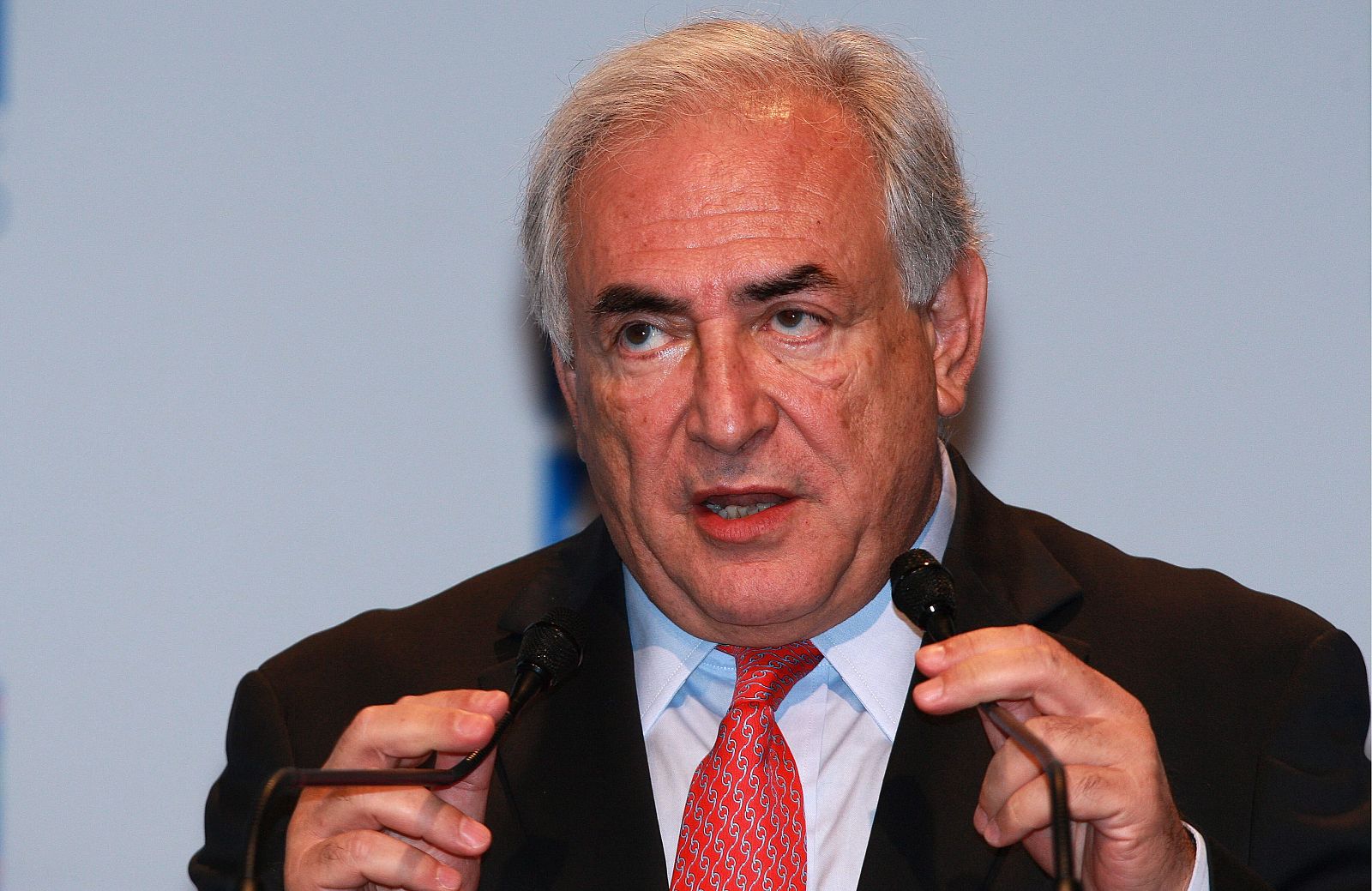 Dominique Strauss-Kahn el pasado lunes 12 de julio de 2010 en Daejeon (Corea del Sur)