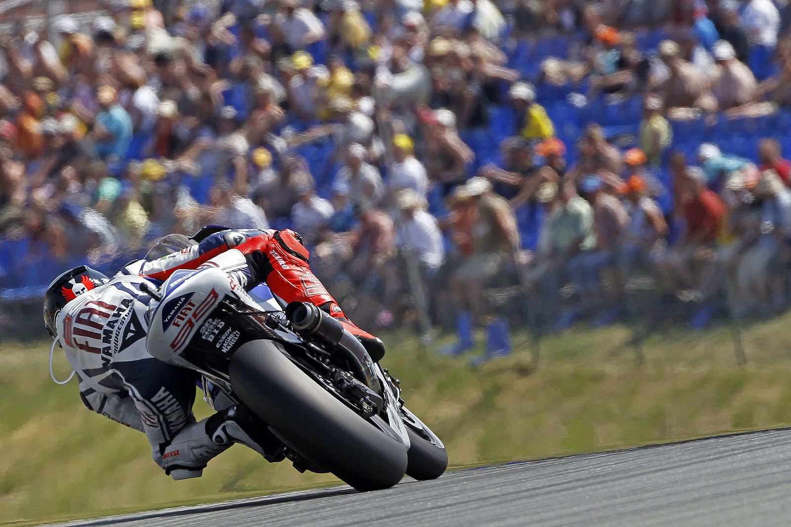 Jorge Lorenzo solucionó los problemas de 'setting' que tuvo el viernes.