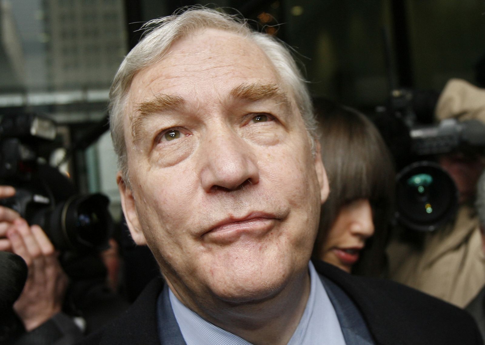 Conrad Black, tras escuchar su sentencia en Chicago a finales de 2007.