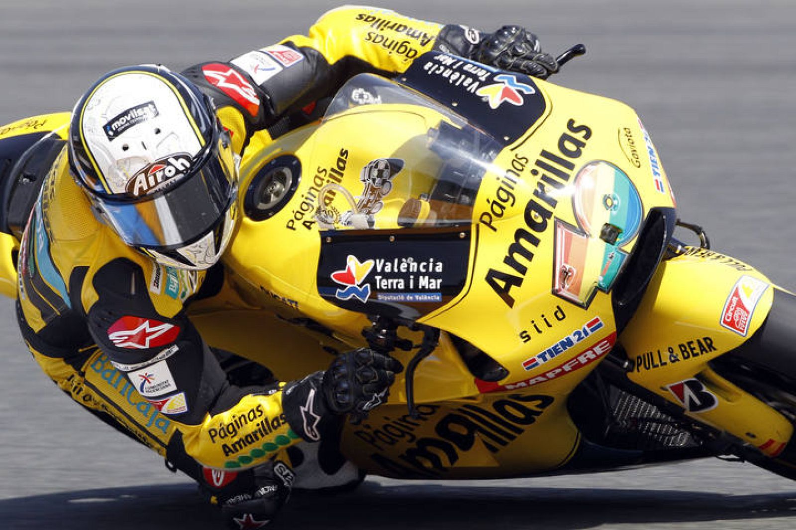 El piloto valenciano de Aspar Páginas Amarillas, Héctor Barberá.