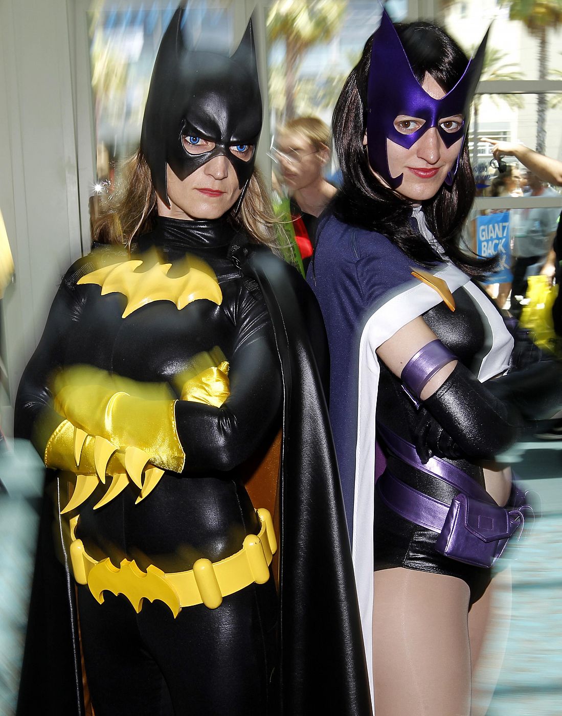 Attendees in costume arrive for the third day of the pop culture convention Comic Con in San Diego