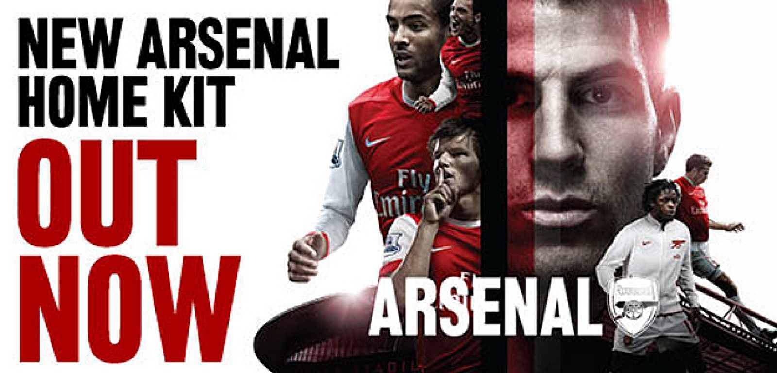 Cesc fábregas es el principal reclamo de la web del Arsenal para vender la nueva equipación