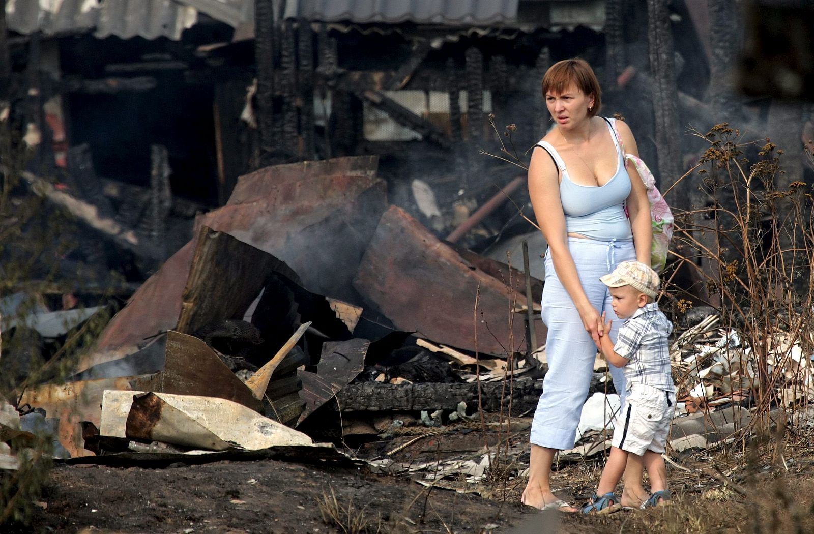 Más de 500 incendios continúan activos en toda Rusia ante la oleada de calor.