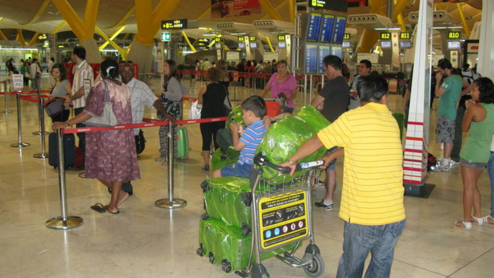 Imagen del aeropuerto de Barajas