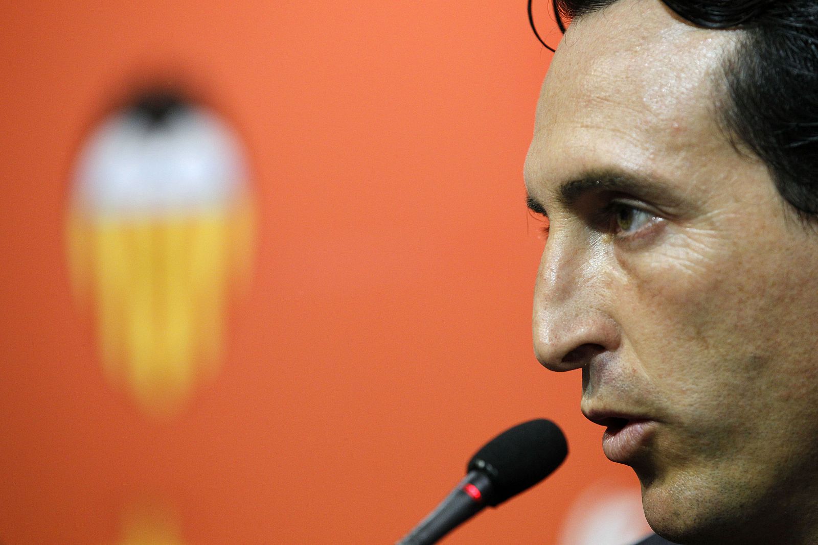 El entrenador del Valencia C.F., Unai Emery